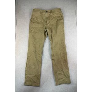 Goodfellow Pants Mens 32 Khaki‎ The Every Wear Chino Slim Fit Mid Rise Stretch